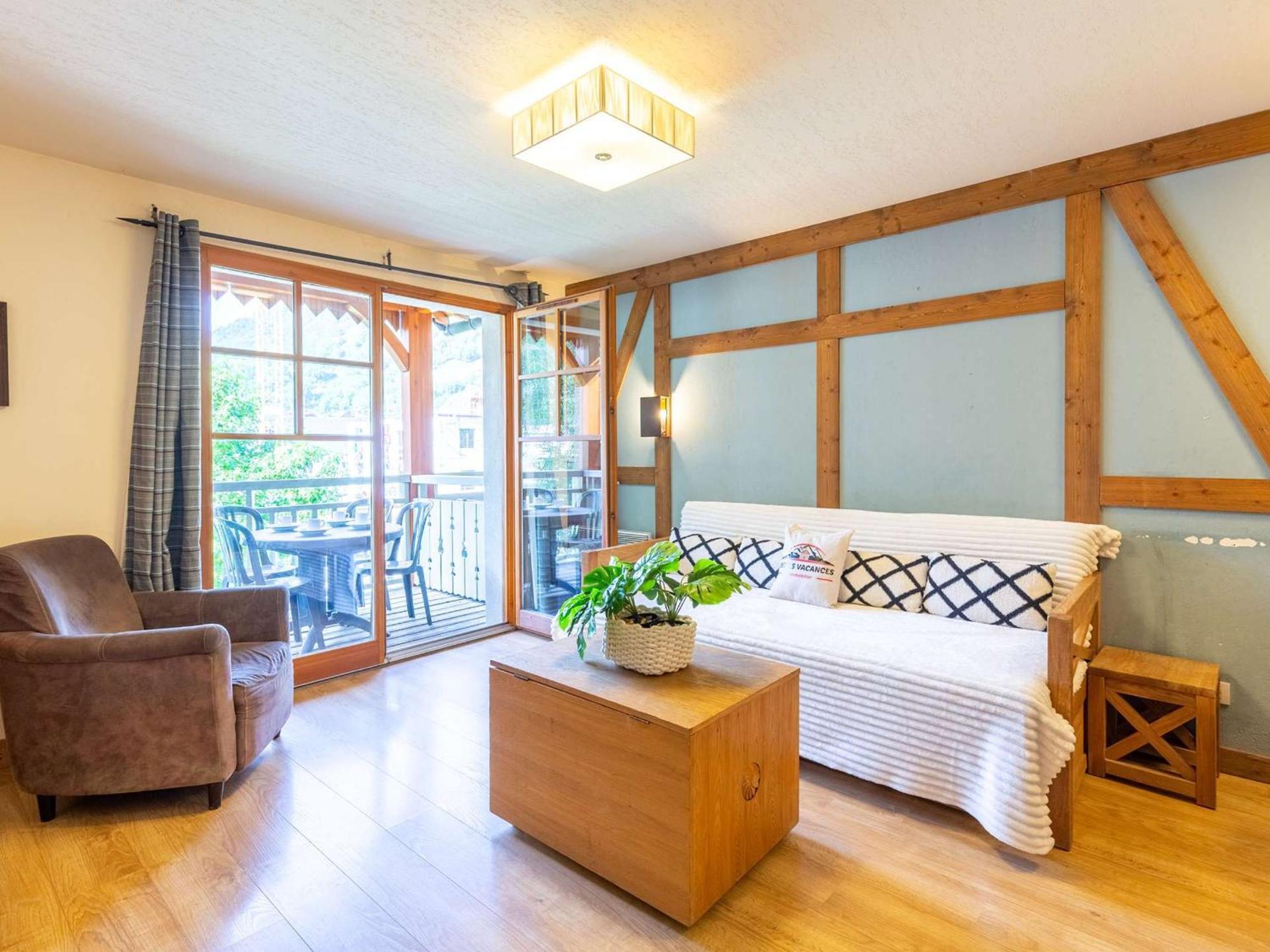 Appartement 10 Pers Avec Piscine, Sauna Et Parking En Centre-Ville De Saint-Lary-Soulan - Fr-1-296-394 Екстериор снимка