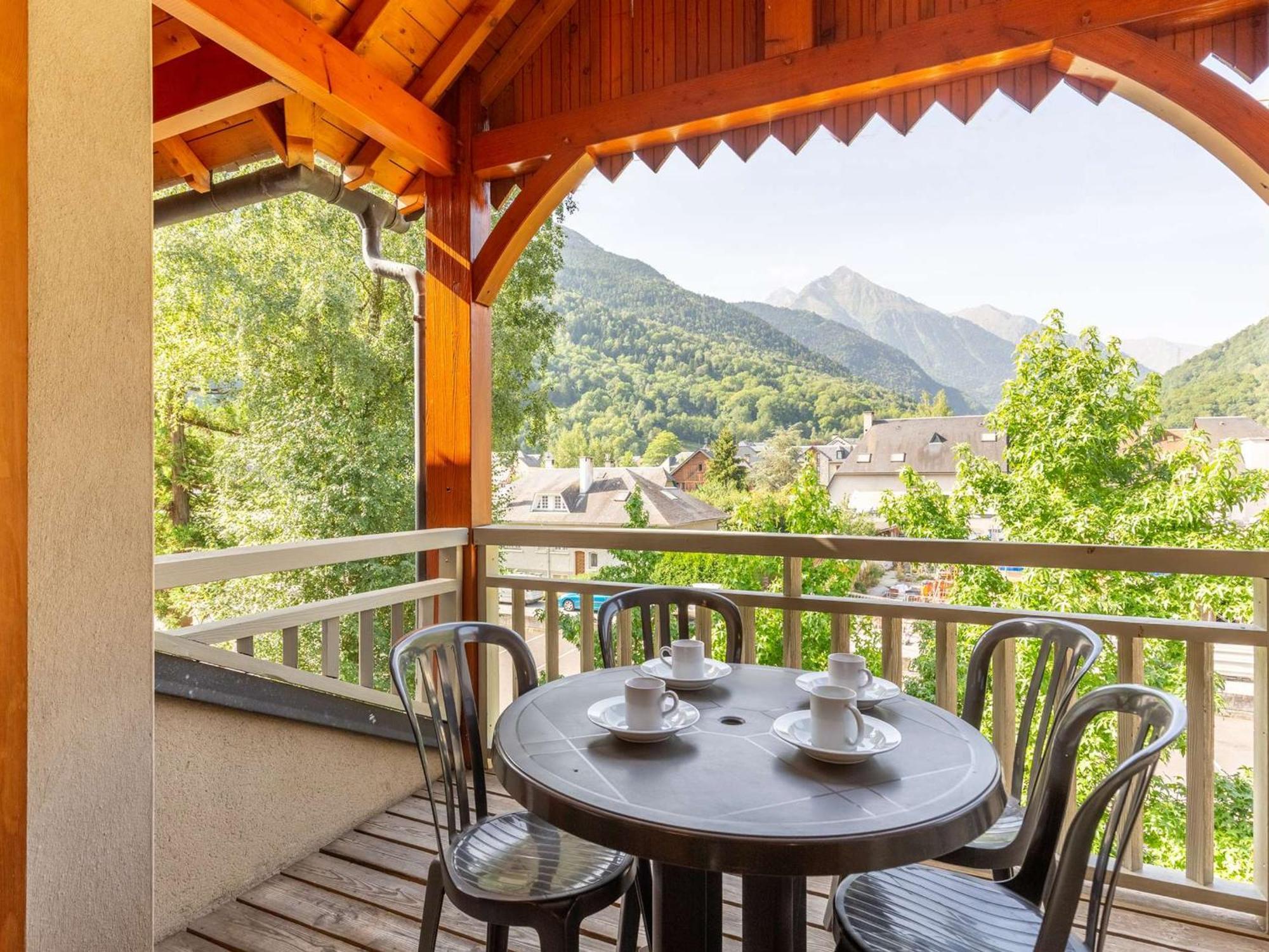 Appartement 10 Pers Avec Piscine, Sauna Et Parking En Centre-Ville De Saint-Lary-Soulan - Fr-1-296-394 Екстериор снимка
