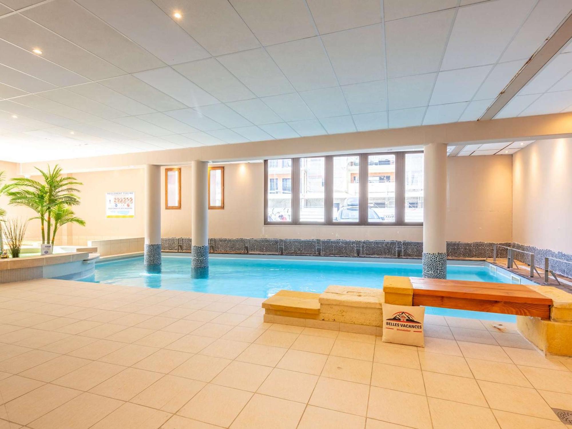 Appartement 10 Pers Avec Piscine, Sauna Et Parking En Centre-Ville De Saint-Lary-Soulan - Fr-1-296-394 Екстериор снимка
