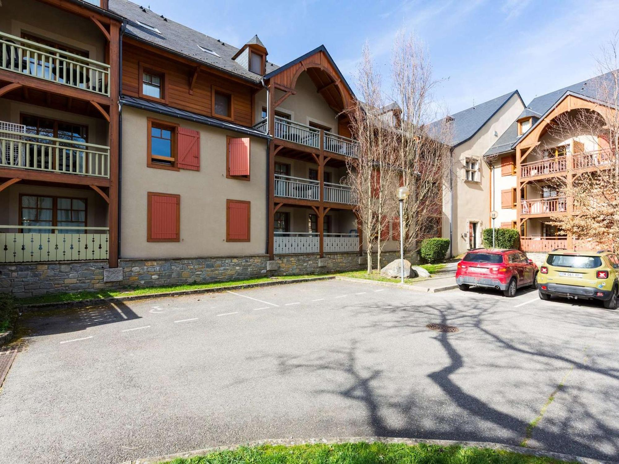 Appartement 10 Pers Avec Piscine, Sauna Et Parking En Centre-Ville De Saint-Lary-Soulan - Fr-1-296-394 Екстериор снимка